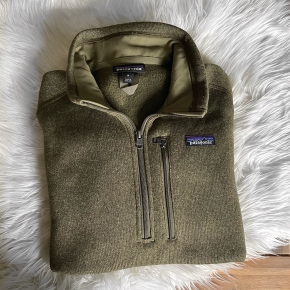 Patagonia Other - Patagonia Men’s Better Sweater
1/4 Zip Olive Green Size Medium